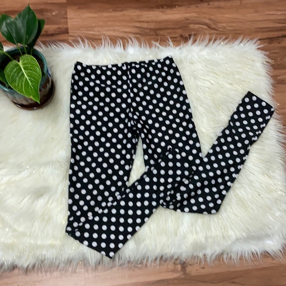 Urban Groove Girls Polka dot Stretchy Legging/L